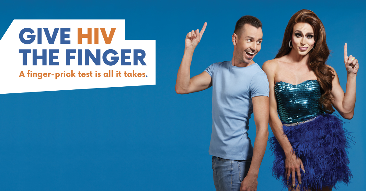 Give HIV the Finger - A finger-prick test is all it takes