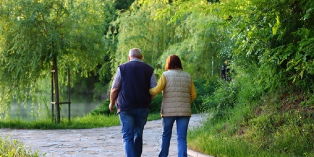 Couple walking Couple walking