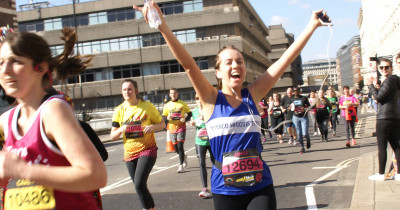 London Landmarks Half Marathon runner London Landmarks Half Marathon runner