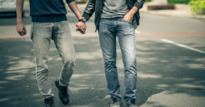Two people holding hands Two people holding hands